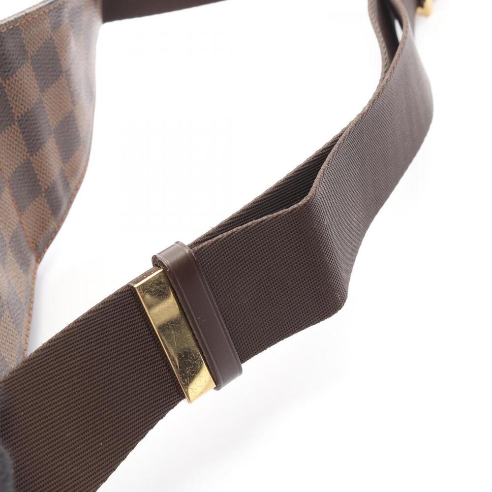 LOUIS VUITTON Authentic Brown Damier Leather Fanny Pack - Picture 8 of 9